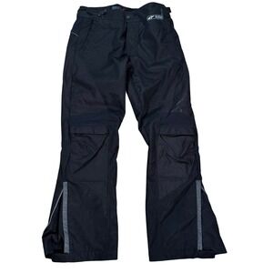 Alpinestars Drystar Mens XXL Black Waterproof Motorcycle Riding Pants Reflective
